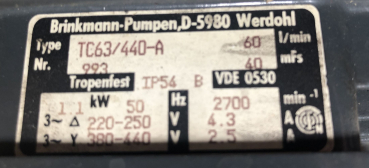 Brinkmann Pump TC 63 / 440 A (2)