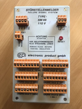 Electronic Product GmbH Failure Signal System  110 V Type: SM48