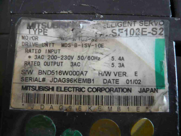 Mitsubishi Spindle Drive MDS-C1-SPX-37