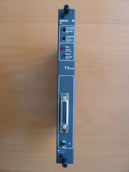 BOSCH SPS Control PC 600 - Text Memory TS400 (2)