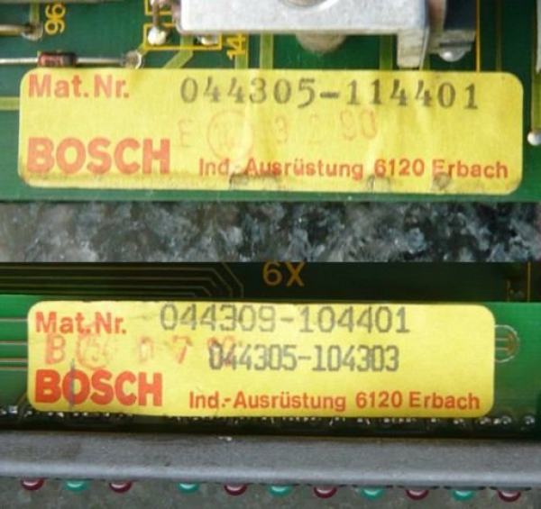 Bosch PLC Control PC 600 output card
