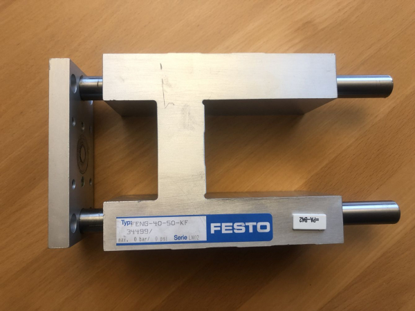 Festo guide unit FENG with standard cylinder DNC-63-50-PPV-A, series 408