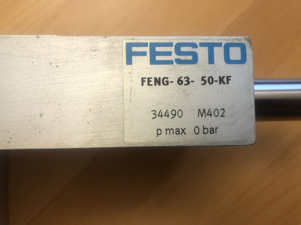 FESTO guide unit metric FENG-63-50KF 402 series