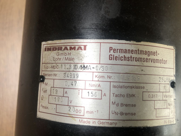 Indramat MDC 10.30D Permanentmagnet Gleichstromservomotor