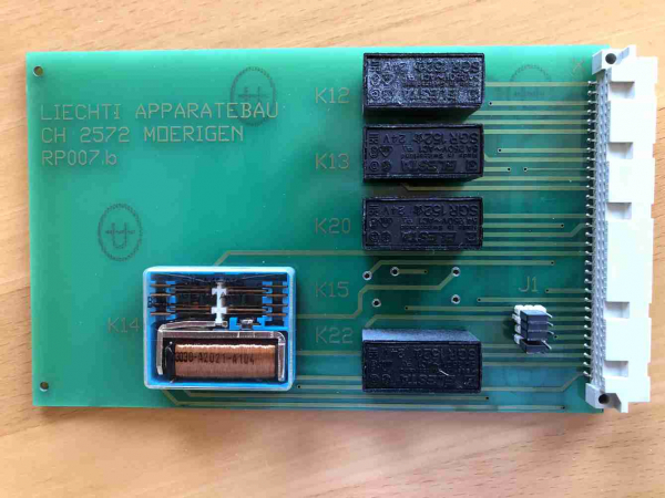 Charmilles/EROWA EDM workpiece/eletrode changer card Type LIECHTI Nr. RP007.b